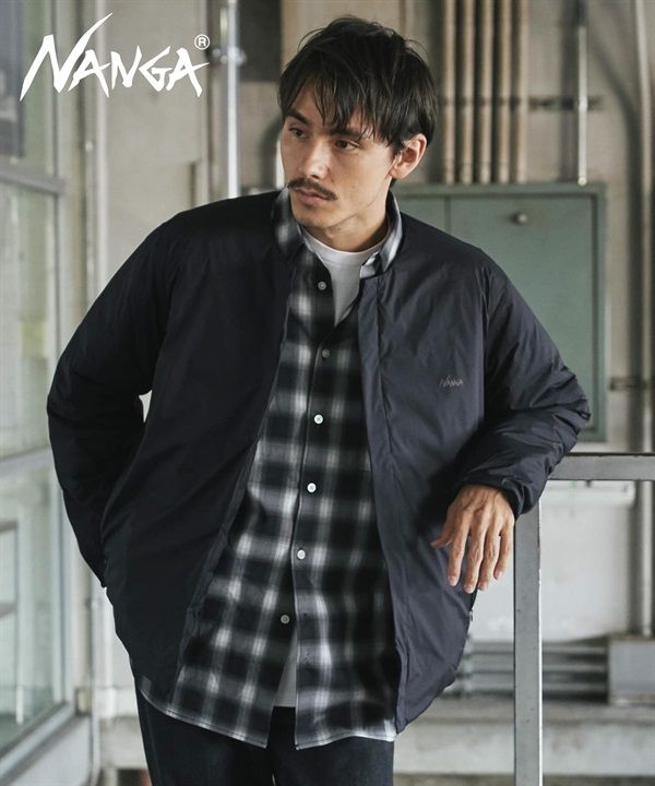 【別注】NANGA / INNER DOWN JACKET 無領內搭羽絨外套