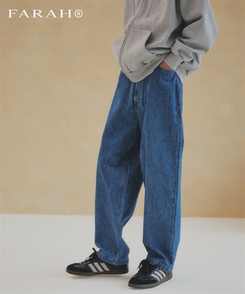 FARAH / Denim Baggy Pants