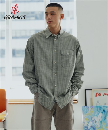 GRAMICCI / CHECKERED STANCE SHIRT 格紋口袋襯衫