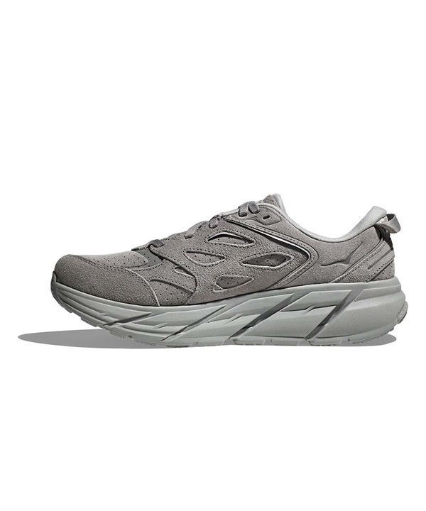 HOKA ONE ONE / Clifton L Suede 路跑鞋岩石灰｜URBAN RESEARCH 官方購物