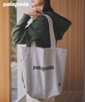 Patagonia / 再生棉Logo托特袋(中)