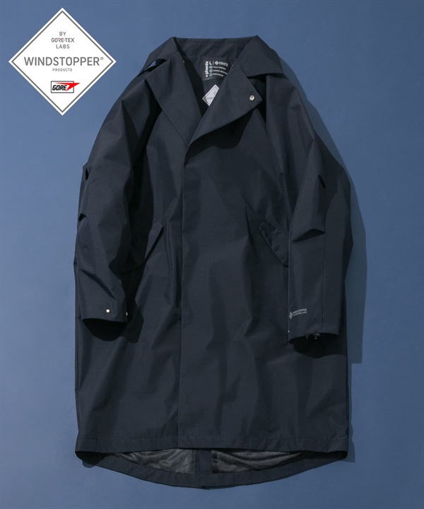 【別注】+phenix / WINDSTOPPER by GORE-TEX LABS 寬版大衣