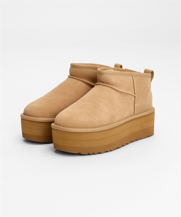 UGG / Classic Ultra Mini Platform 沙色