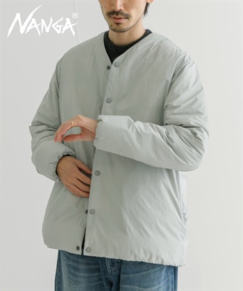 【別注】NANGA / INNER DOWN CARDIGAN 防水無領羽絨外套