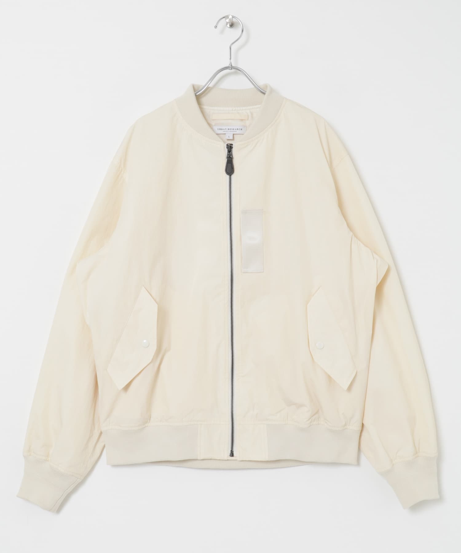 【別注】KOMATSU FLIGHT JACKET 防潑水飛行夾克(亞麻色-L-IVORY)