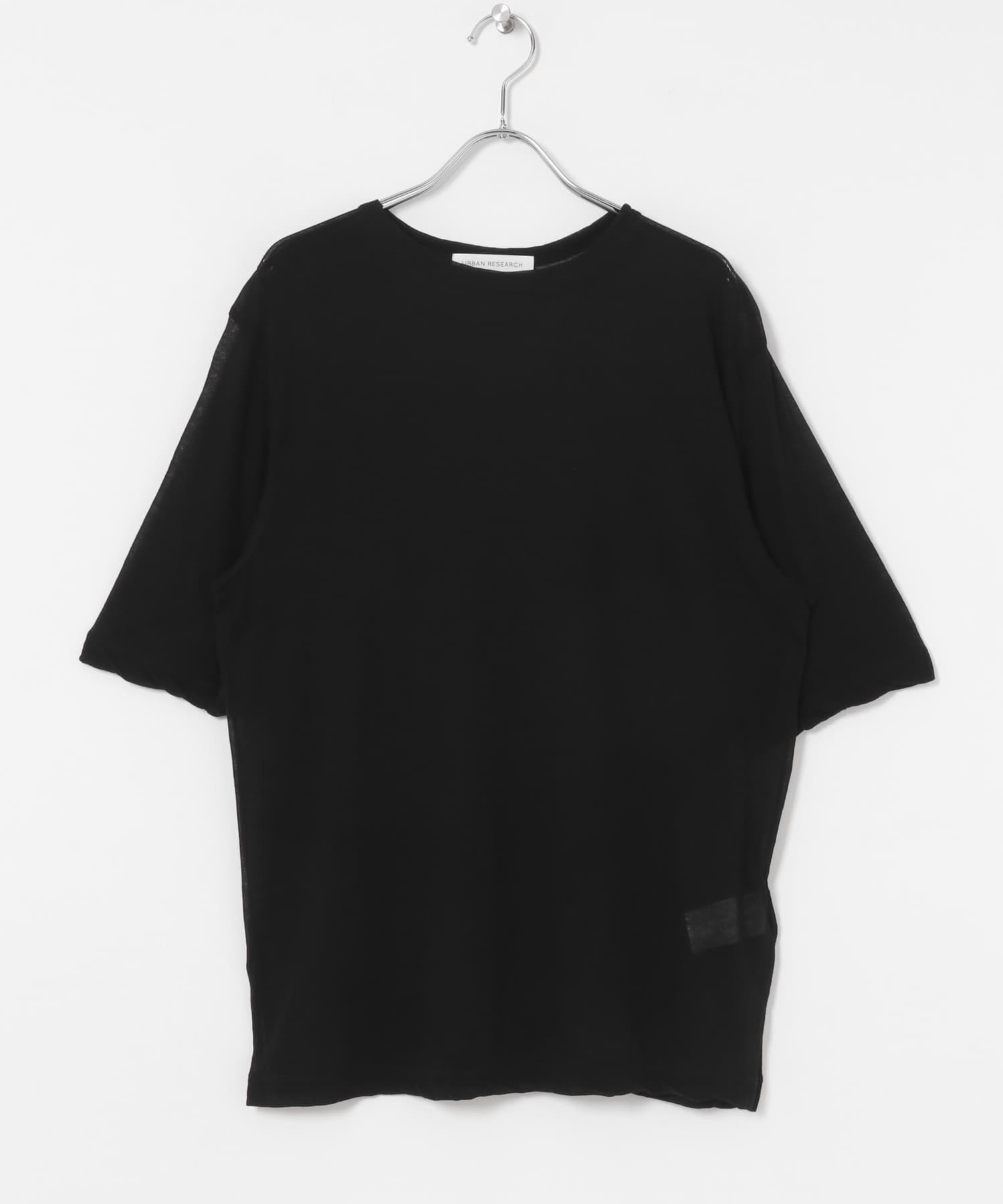 日本製乾爽透膚T恤(黑色-FREE-BLACK)