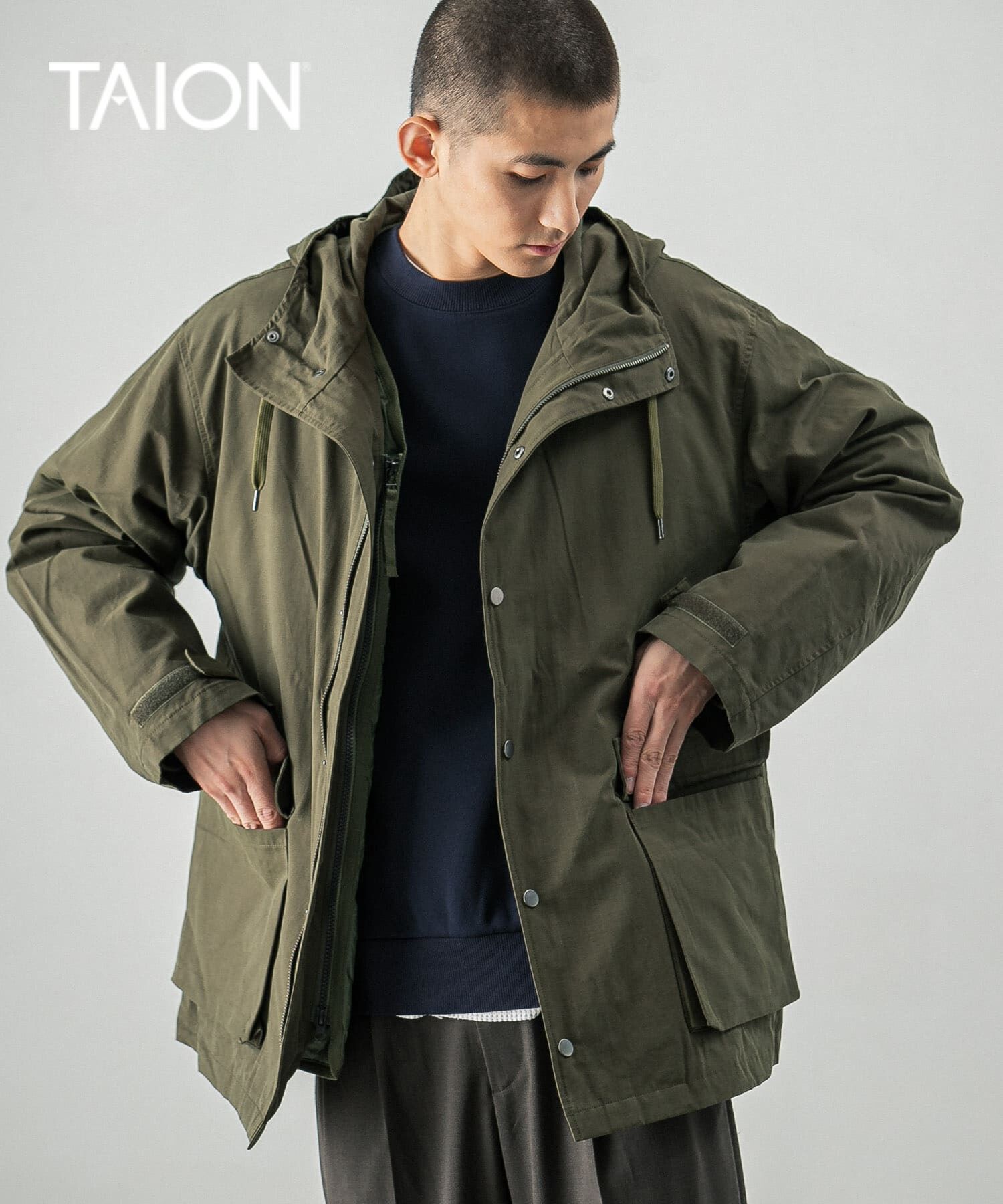 【別注】TAION×URBAN RESEARCH 3WAY連帽夾克