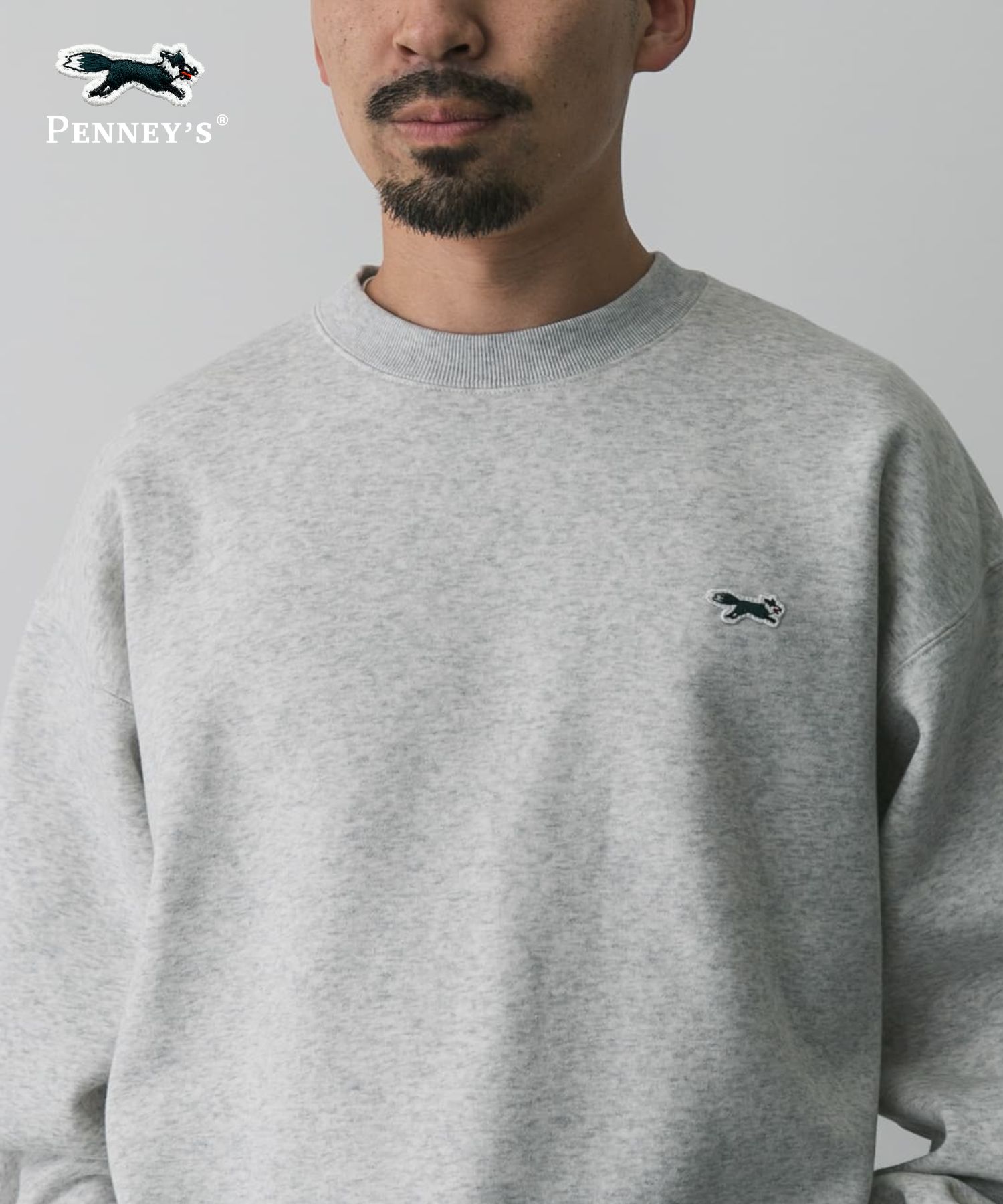 【別注】PENNEYS / THE FOX 刺繡圓領休閒上衣