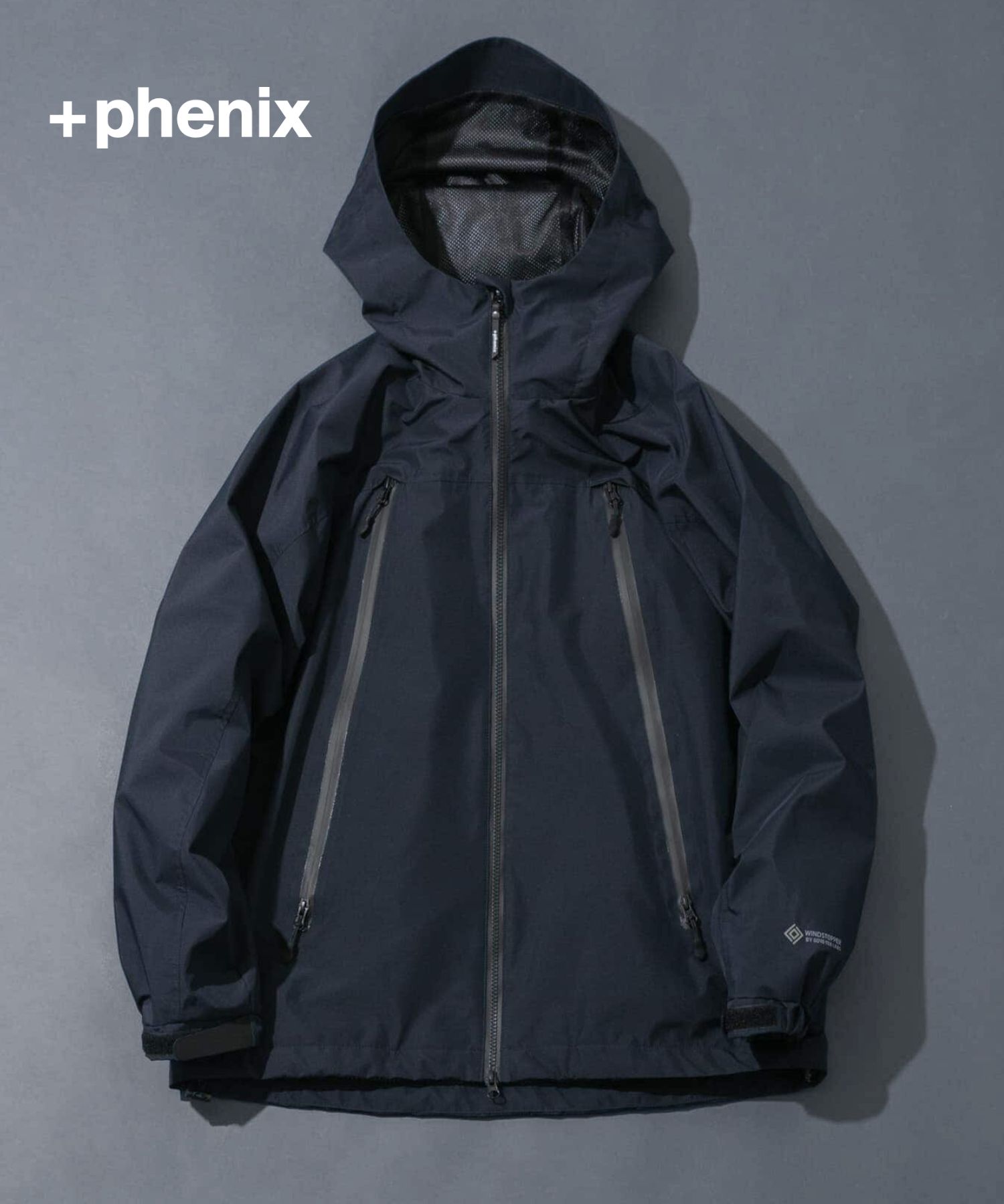 【別注】+phenix / WINDSTOPPER by GORE-TEX LABS 連帽登山外套